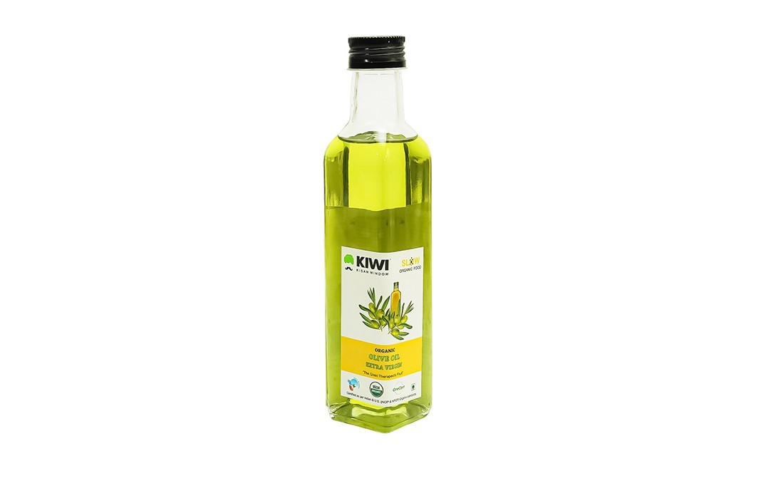 Kiwi Kisan Window Organic Olive Oil Extra Virgin    Plastic Bottle  250 millilitre